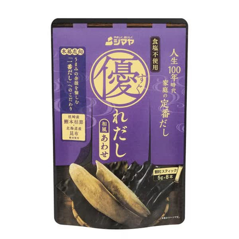 Shimaya Superior Japanese Style Dashi (5g x 8) 40g [Granulated Dashi]