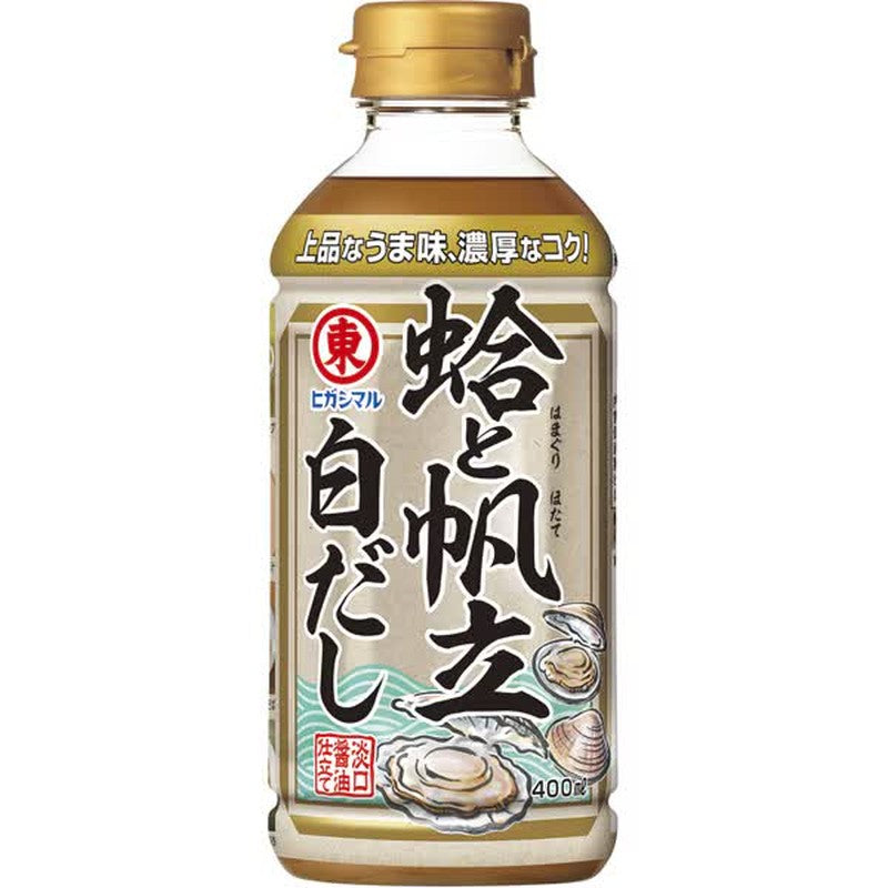 Higashimaru Soy Sauce Clam and Scallop White Dashi 400ml [Seasoning]