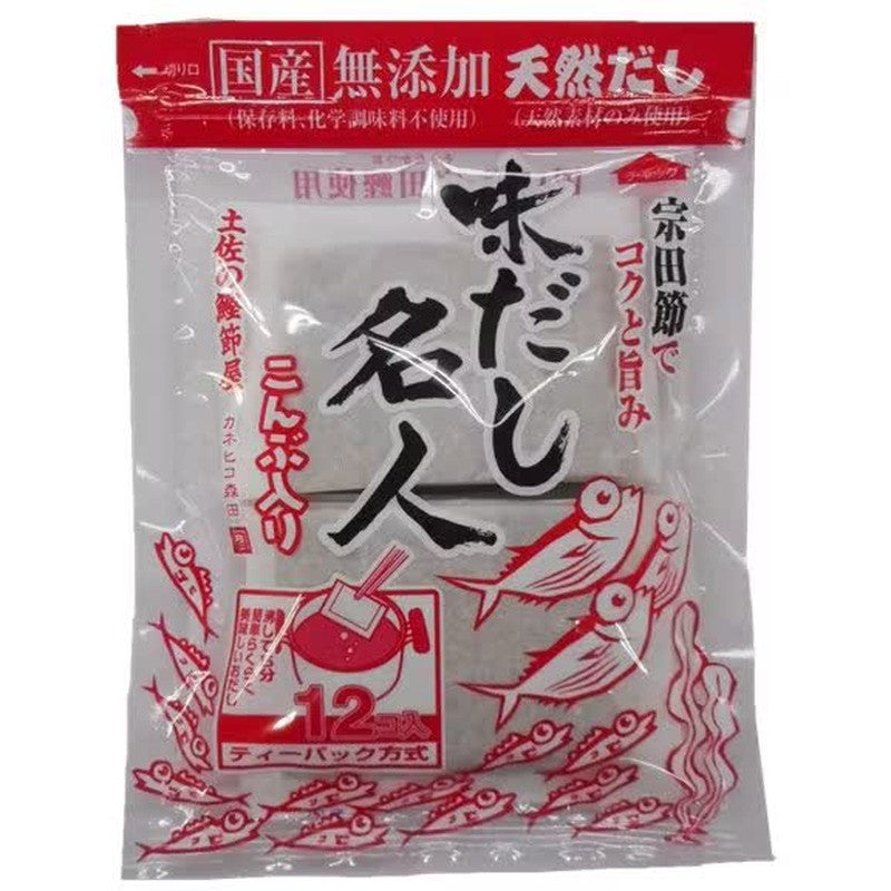 Morita Bonito Flakes, Flavored Dashi Master, 10g x 12 Packs