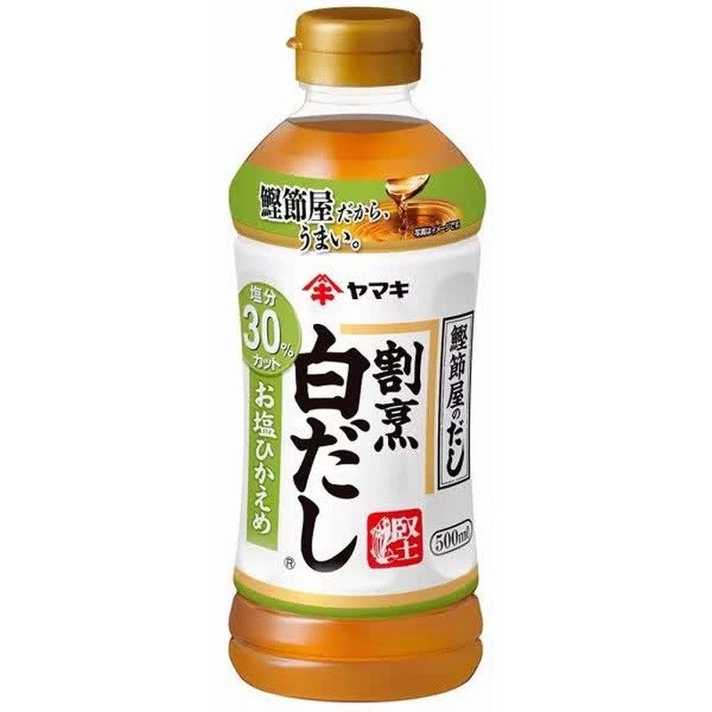 Yamaki Kappo White Dashi Stock, Lightly Salted, 500ml