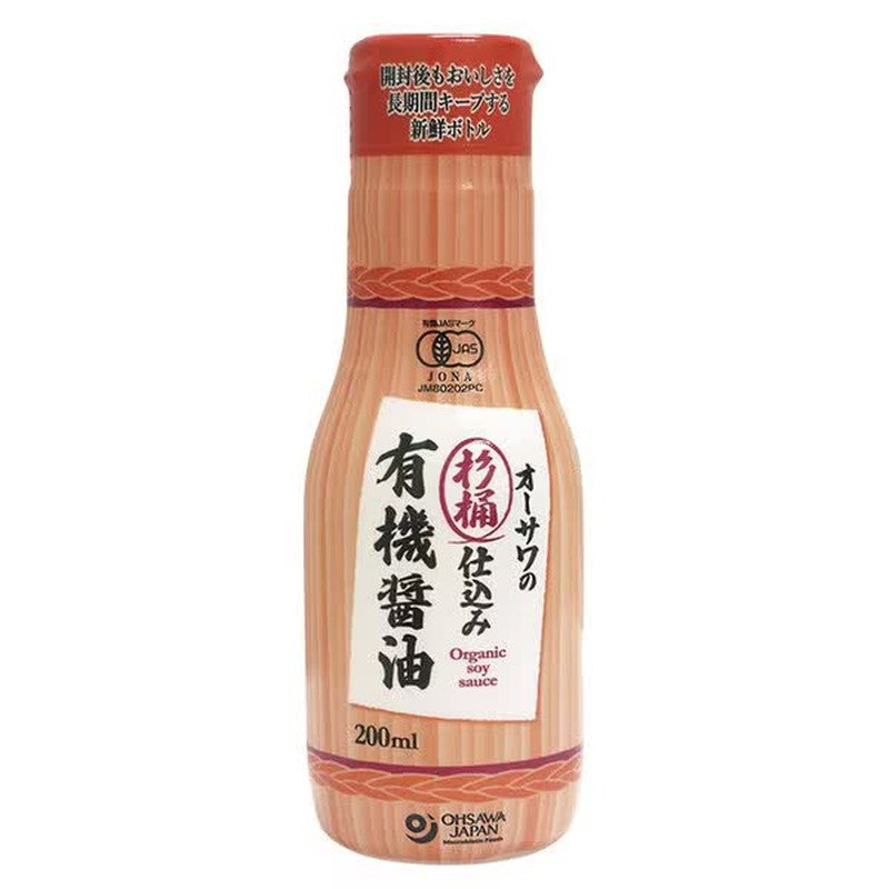 Osawa Japan 9183 [Osawa Organic Soy Sauce Brewed in a Cedar Barrel (Fresh Bottle) 200ml]