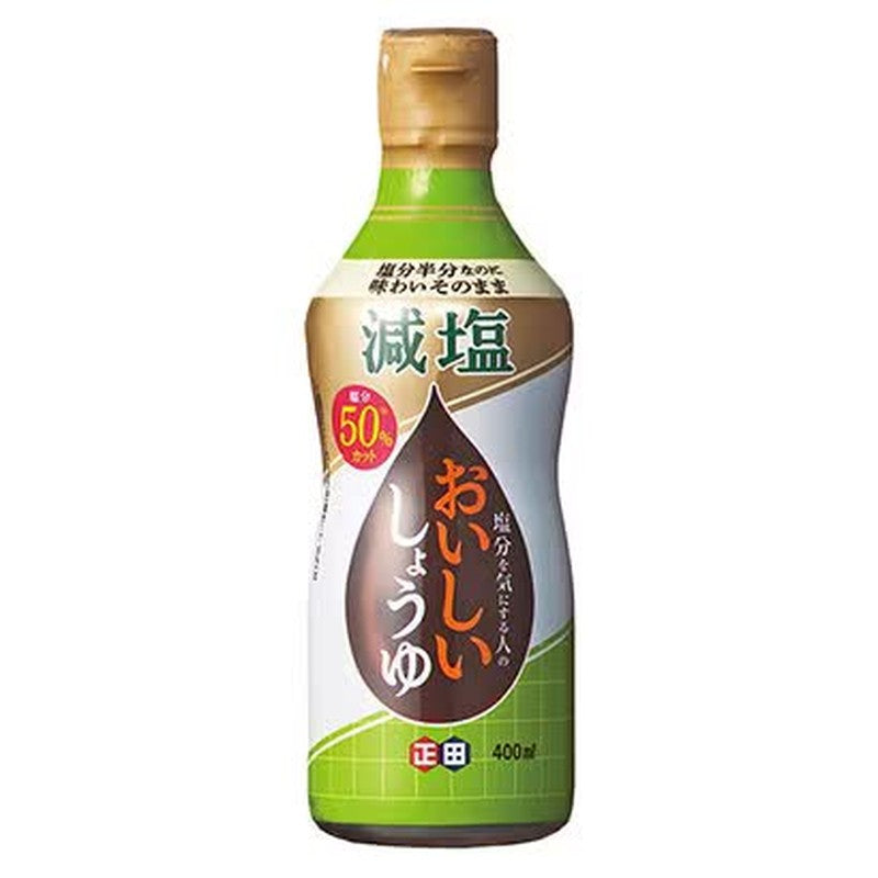 Shoda Soy Sauce Delicious Soy Sauce for Salt Concerns 400ml
