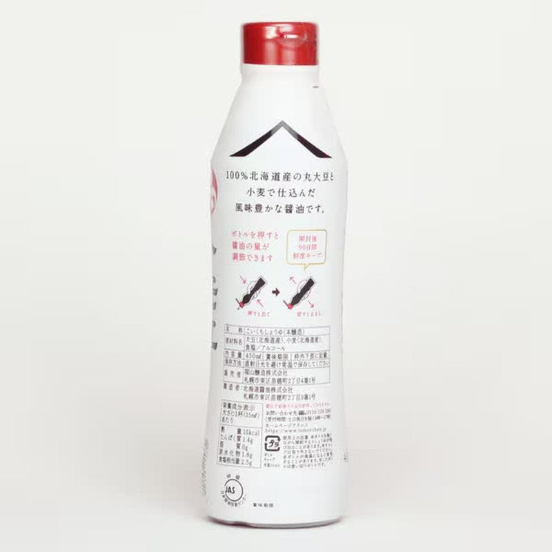 Fukuyama Brewery Tomoe Hokkaido Whole Soy Sauce, 450ml [Soy Sauce]