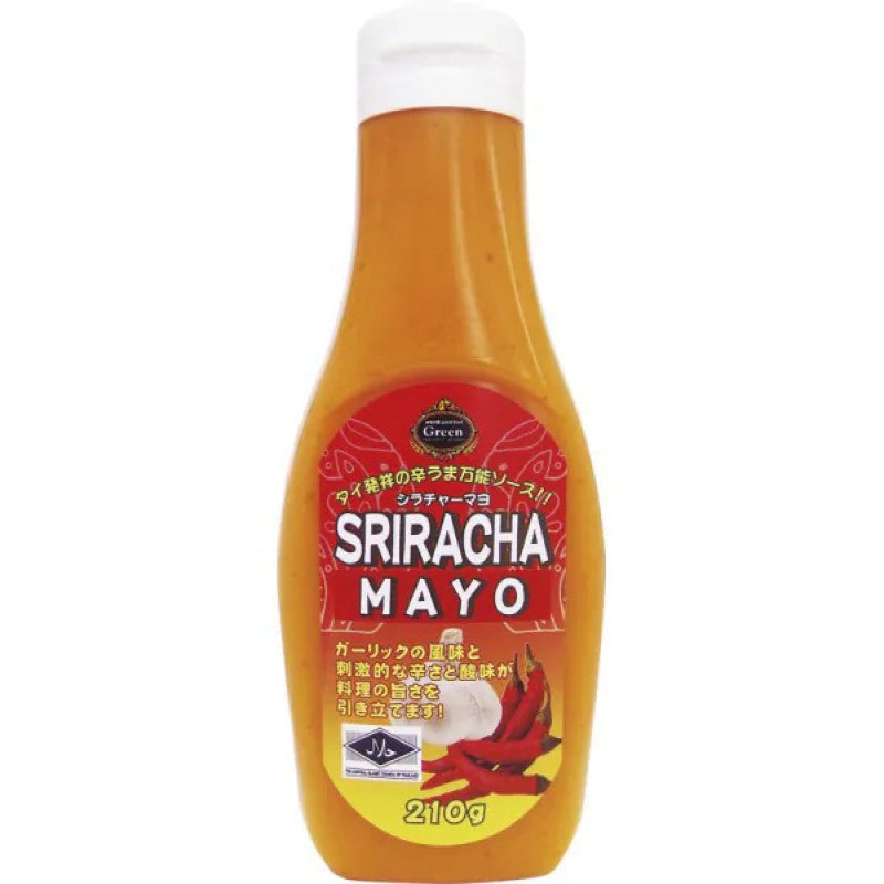 Green Sriracha Mayo Style Sauce Tube 210g