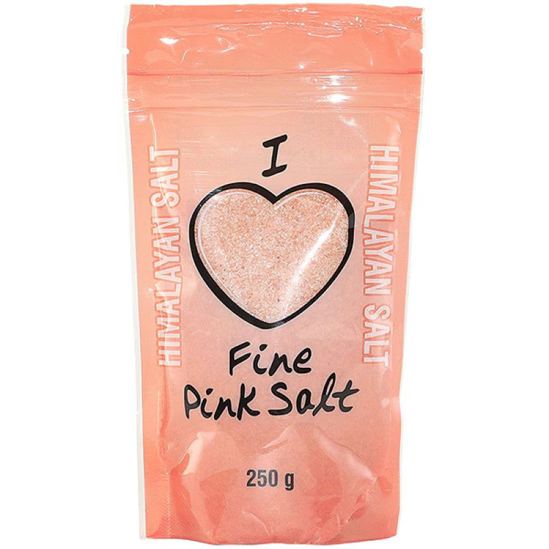 I Love Himalayan Pink Rock Salt Pouch 250g