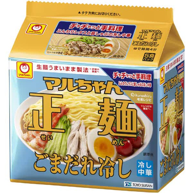 東洋水產丸ちゃん 芝麻醬冷製麵 (120g x 5包) 600g [拉麵]