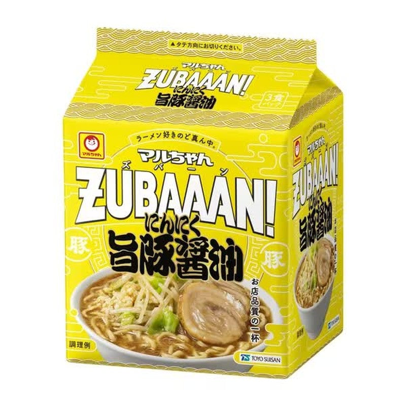 東洋水產丸ちゃん 丸ちゃん ZUBAAAN! 蒜香豬肉醬油口味 3包 [泡麵]
