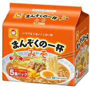 東洋水產丸丸滿族一派味噌 5 盒裝 85g x 5 [即食拉麵]