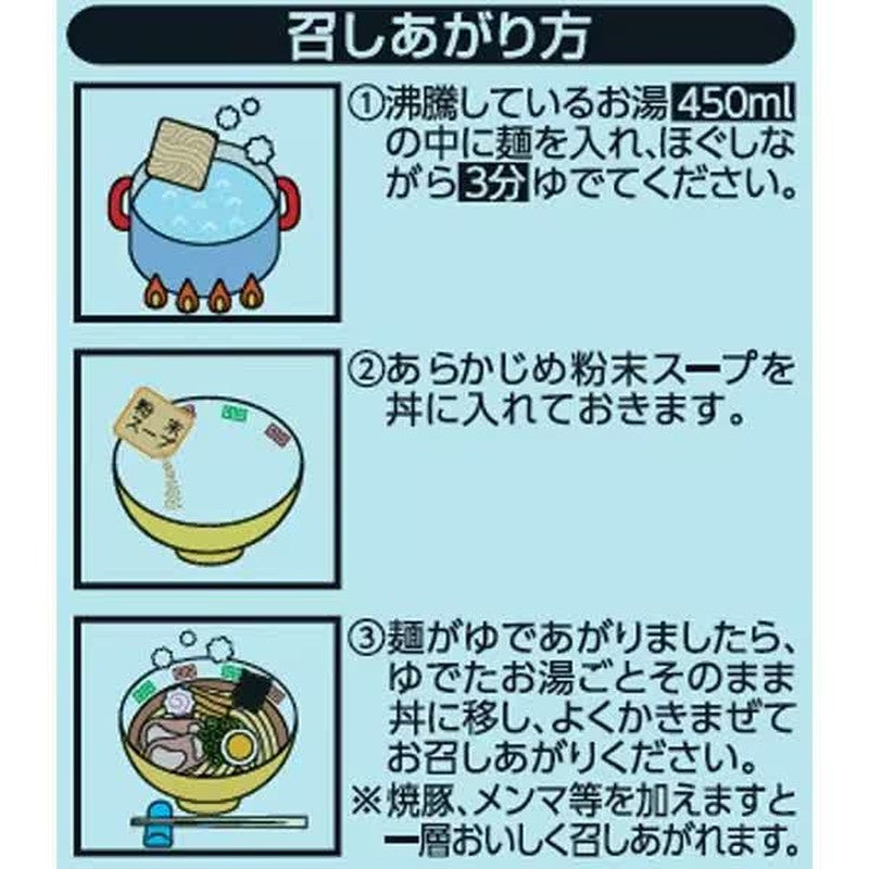 Toyo Suisan Maruchan Manzoku no Ippai Soy Sauce 5-pack 83g x 5 [Instant Ramen]