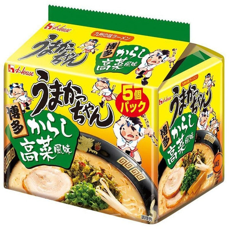House Foods Umakacchan 博多芥末高風味 5包 93g x 5 [泡麵]