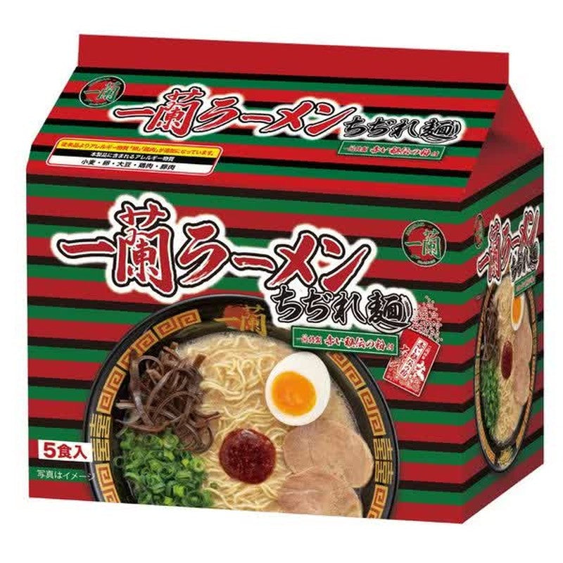 一蘭拉麵 捲面 一蘭特製紅色秘製麵粉 133g x 5包