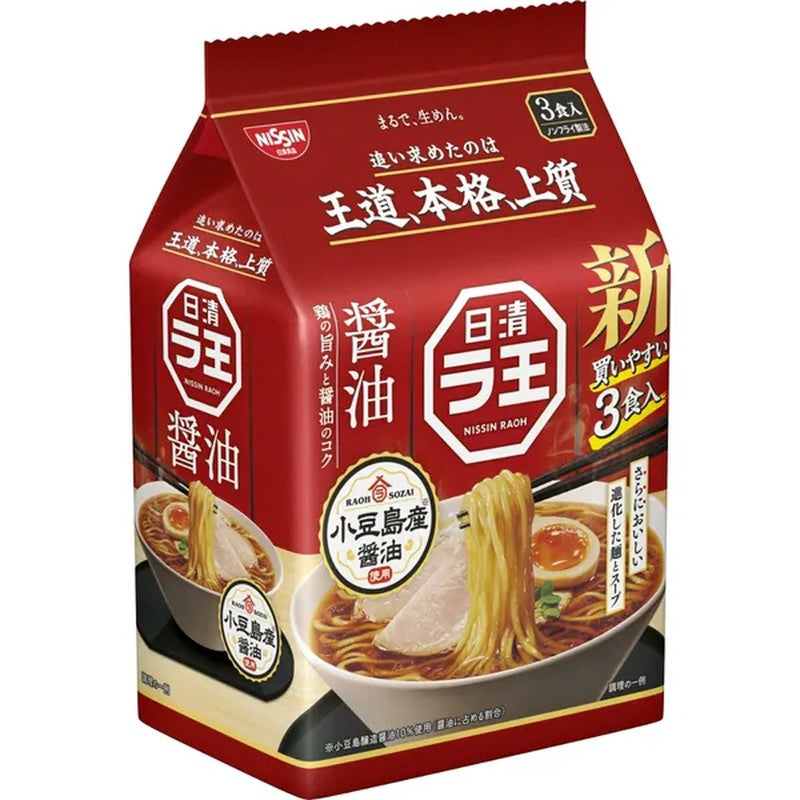 Nissin Foods Nissin Raoh 醬油 3餐包 303g