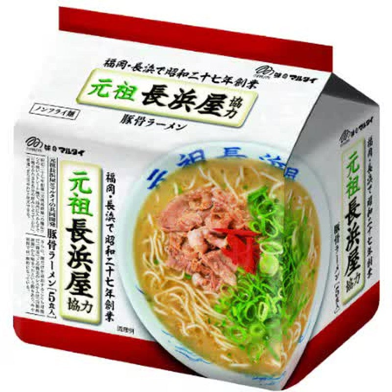 Marutai Bag 原創長濱屋合作豚骨拉麵 5 餐 440g