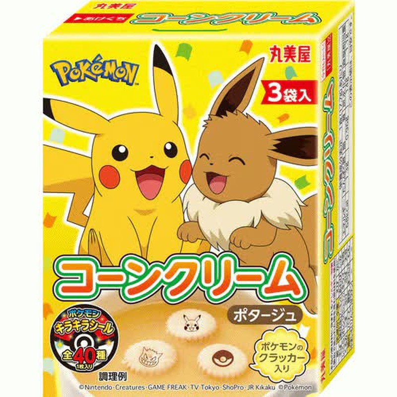 Marumiya Pokemon Corn Cream Box 53.1g