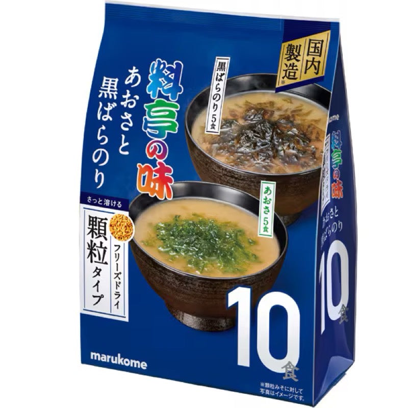 Marukome RyoteinoAji Aosa Nori Miso Soup 10ct