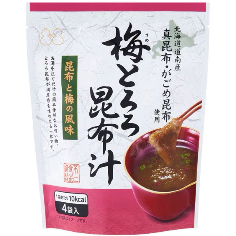 Fuji Shokuhin Ume Tororo Kombu Soup 4ct