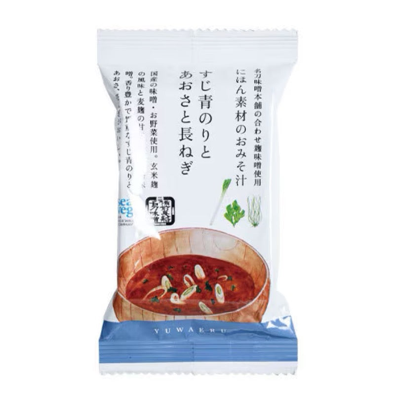 Yuwaeru Sujiaonori Aosa Green Onion Miso Soup