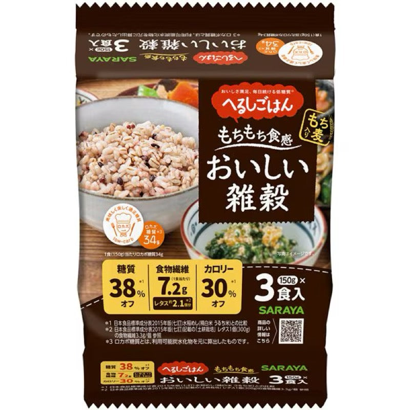 SARAYA 杂粮熟米饭 3包入 150克/包