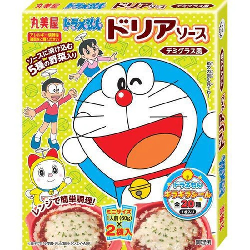 Marumiya Doraemon Doria Sauce, Demi-Glace Style, Boxed, 120g