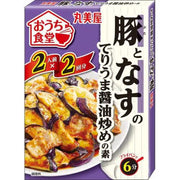Marumiya Home Diner - Teriyaki Pork and Eggplant Stir-fry Base, Soy Sauce, Boxed, 140g