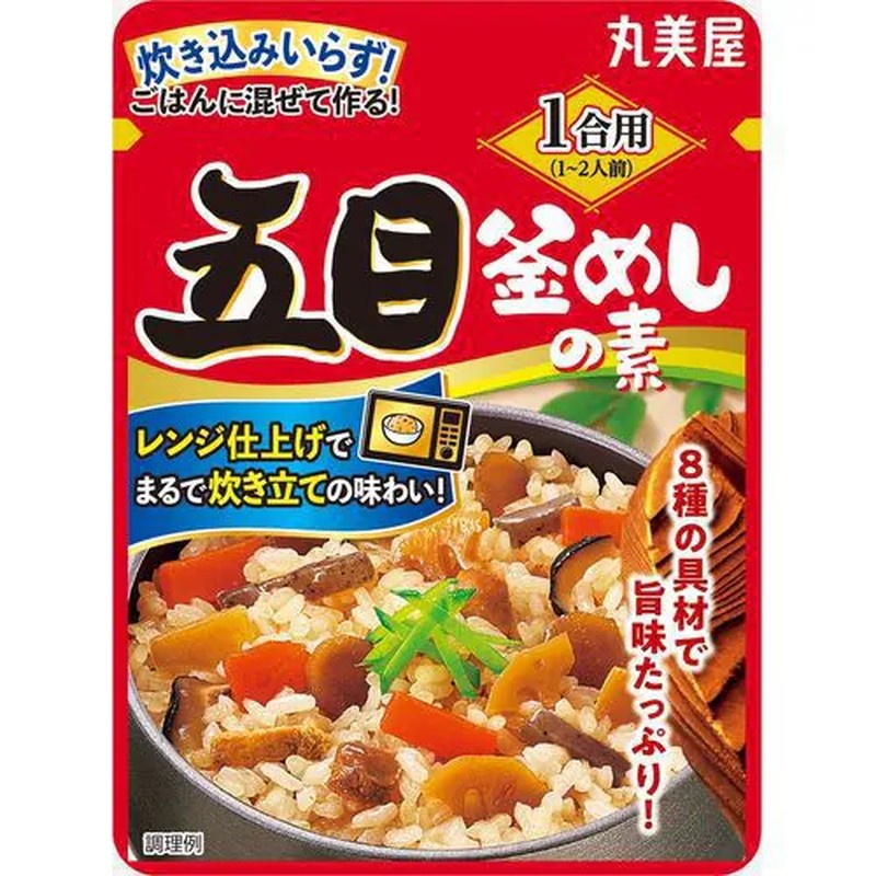 Marumiya Mixed Mixed Kamameshi Rice Base (1 cup), Retort Pouch, 110g