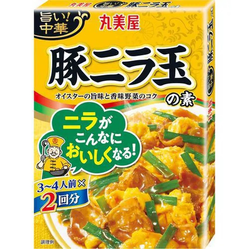 Marumiya Delicious! Chinese Pork, Chive and Egg Soup Base (2 servings) Boxed, 140g