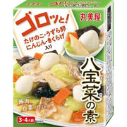 Marumiya Chunky Eight Treasures Seasoning with Bamboo Shoots, Quail Eggs, Carrots, and Wood Ear Mushrooms, 260g