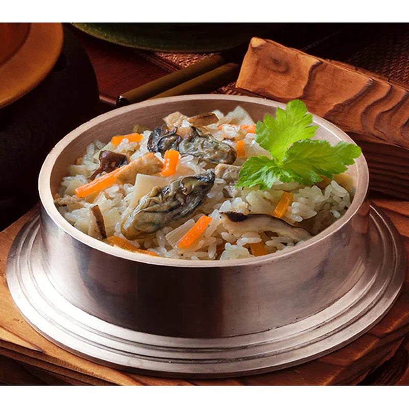 Amo Delicacy Oyster Rice Base (2 cups) [Room Temperature Cooked Rice Base with Straight Dashi Stock]