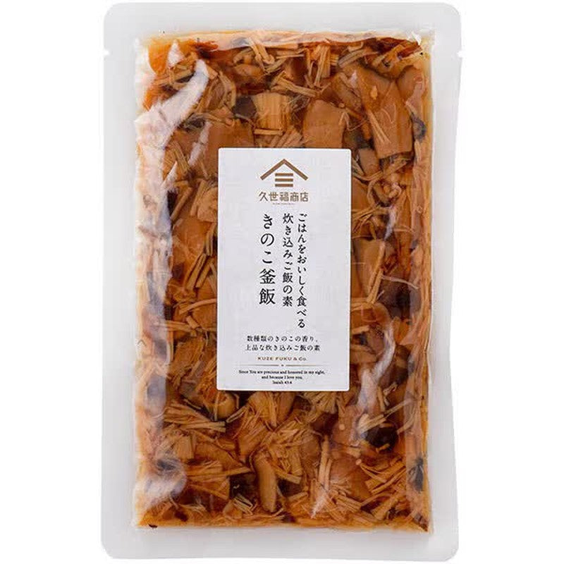 Kuze Fuku Shoten fsh02792 Mushroom Kamameshi Seasoning (for 2 cups) 110g