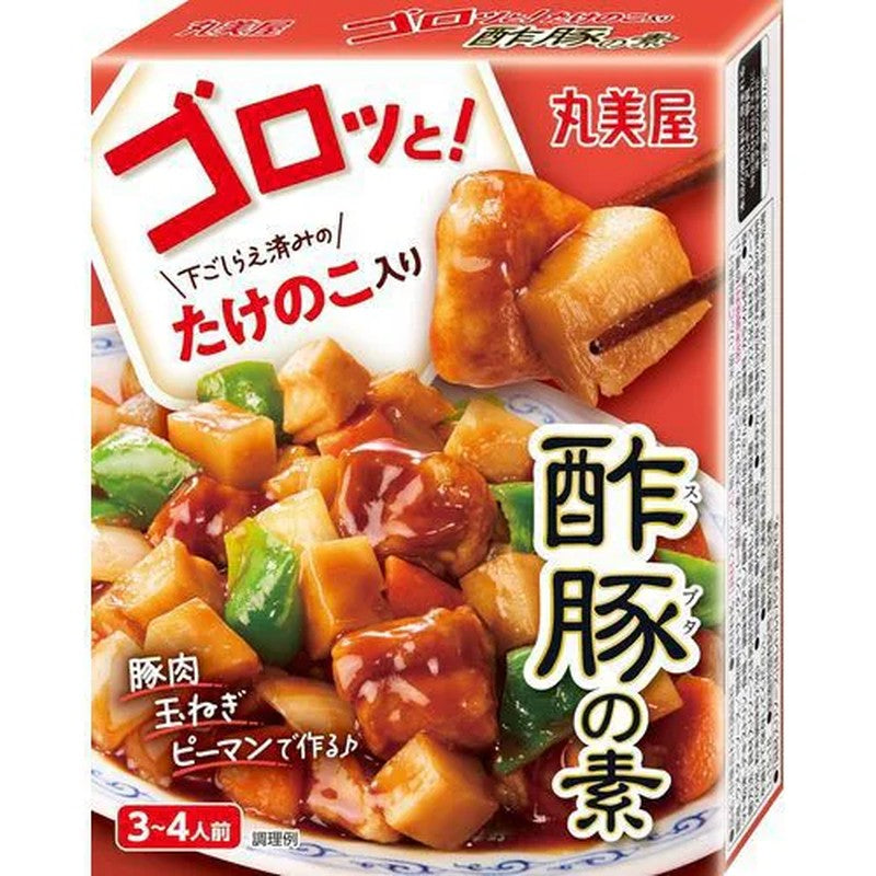 Marumiya's Chunky Sweet and Sour Pork Base with Bamboo Shoots, Boxed, 223g