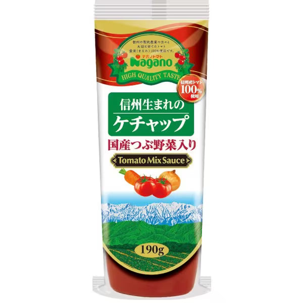 Nagano Tomato Shinshu Ketchup Japanese Veg 190g