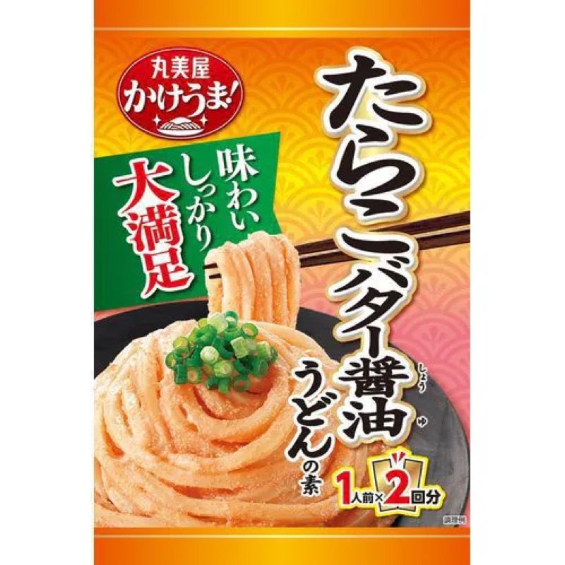 丸美屋 鱈魚子奶油醬油烏龍麵醬 60g x2