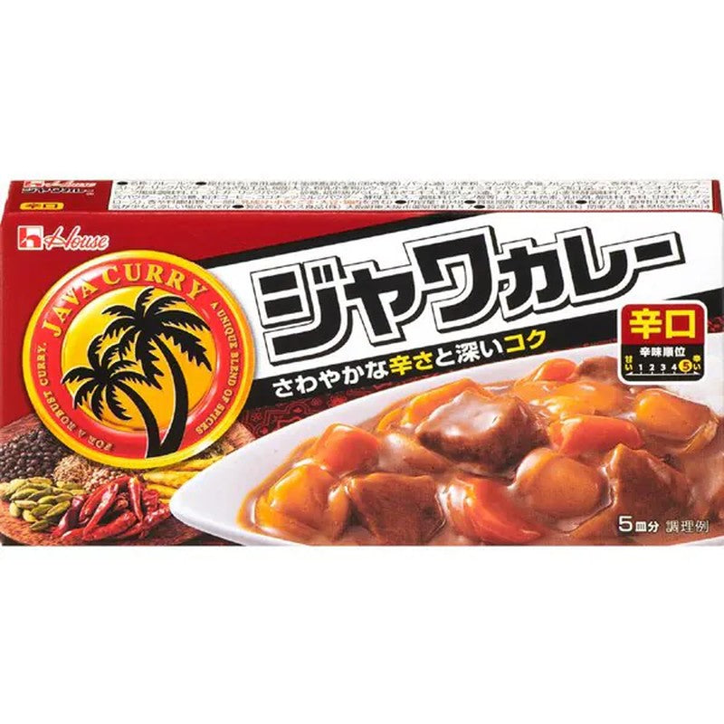 House Foods 辣味爪哇咖喱 104g [咖喱酱]