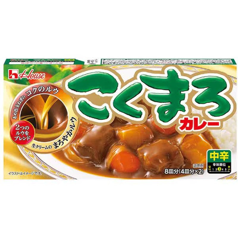 House Foods House 黑麻吕咖喱 中辣 140g [咖喱酱]