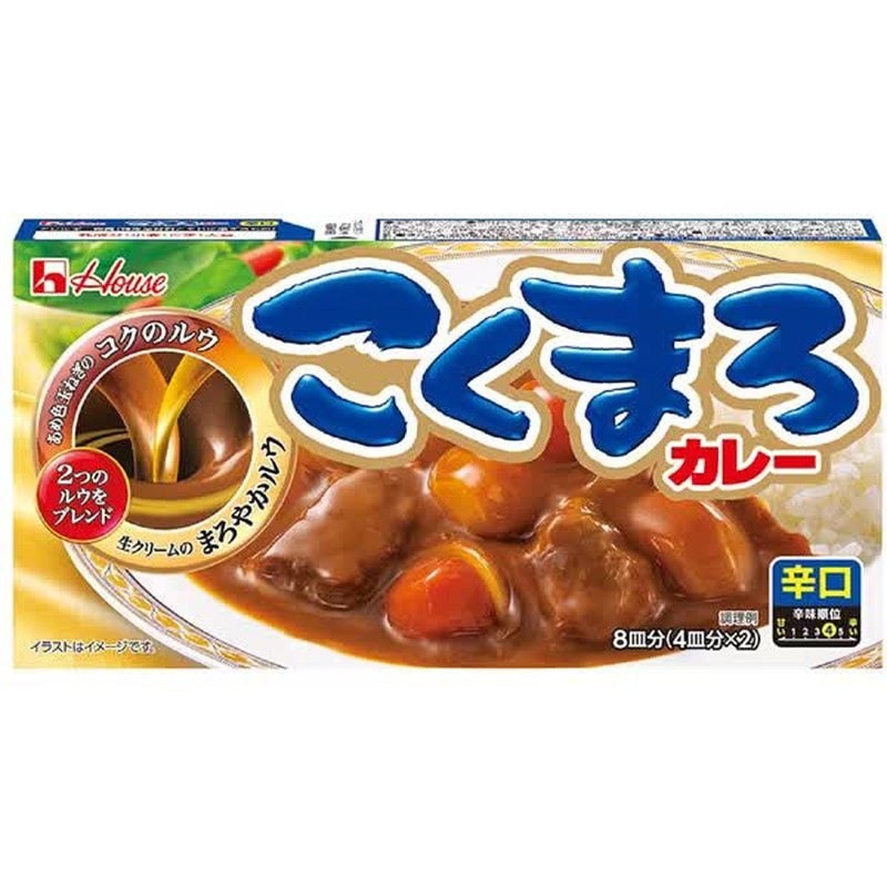 House Foods House 黑麻吕咖喱 辣味 140g [咖喱酱]
