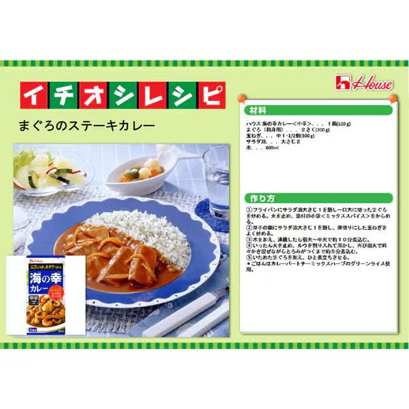 House Foods 海鲜咖喱 中辣 120g [咖喱酱]