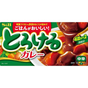 S&amp;B Foods 融化咖喱，中辣，144g