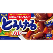 S&amp;B Foods 融化咖喱，辣味，144g