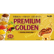 S&amp;B Foods 高级金咖喱 中辣 160g [咖喱酱]