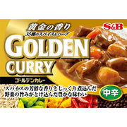 S&amp;B Foods 金咖喱 中辣 90g [咖喱酱]