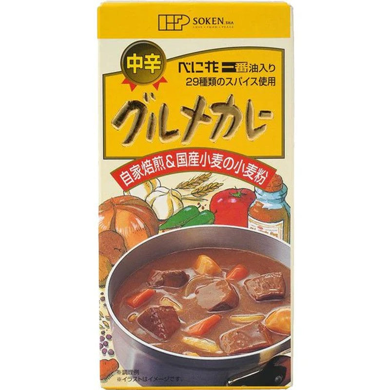 Sokensha Medium Spicy Gourmet Curry 115g [Curry Roux]