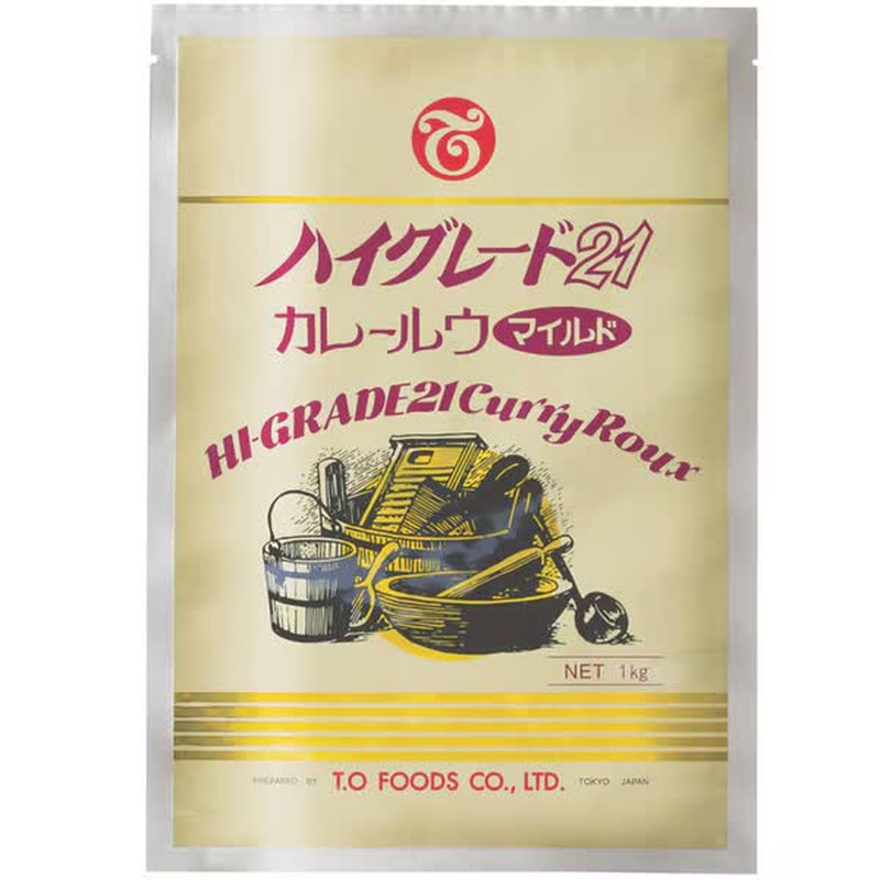 Teoh Foods 高级 21 咖喱酱 淡味 1kg