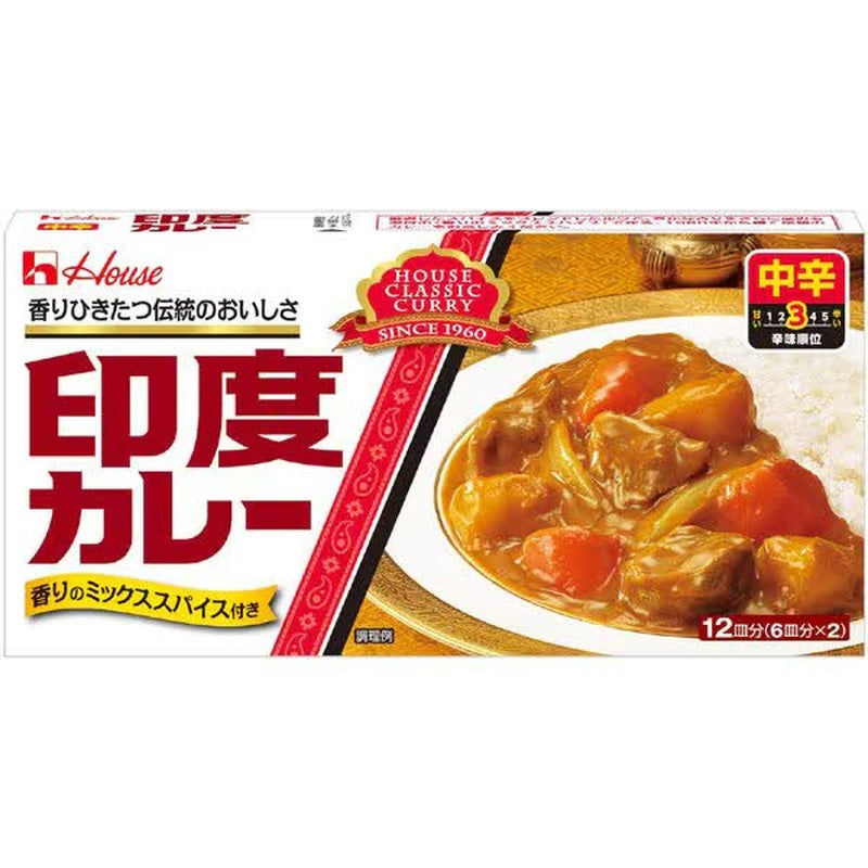 House Foods 印度咖喱，中辣，230g