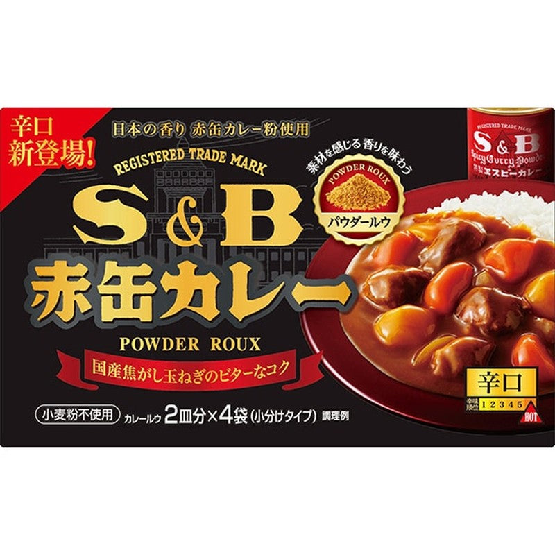 S&amp;B 食品 S&amp;B 紅罐咖哩粉糊 辣味 140g