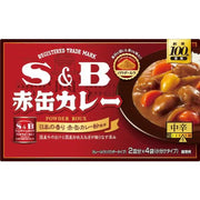 S&amp;B 食品 S&amp;B 紅罐咖哩粉糊 中辣 152g（4 x 38g 包）[咖哩糊]
