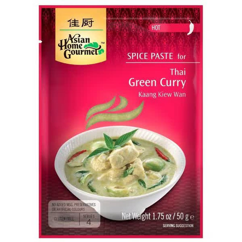 Asian Home Gourmet Thai Green Basil Curry 50g