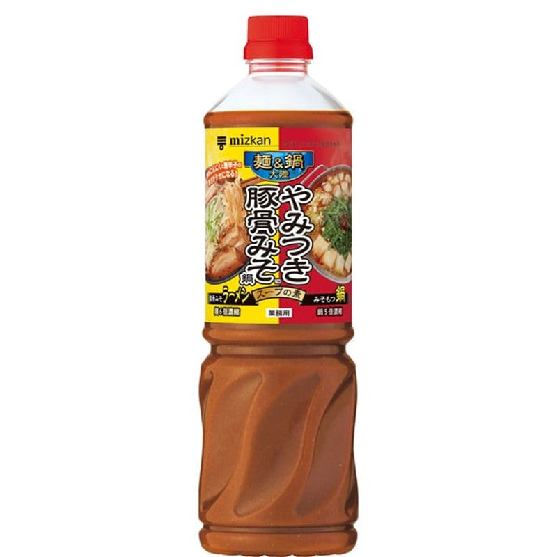 Mitsukan Noodle & Nabe Tairiku Addictive Pork Bone Miso Nabe Soup Base 1100g