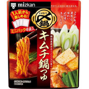 Mitsukan Kimchi Hot Pot Soup, Delicious Until the End, Concentrated, Mini Pack, 4 Bags