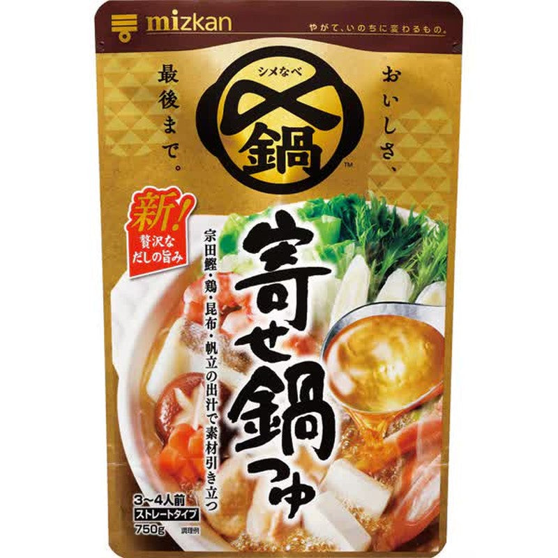 Mitsukan Yosenabe Tsuyu (Straight Type) - Delicious Until the End, 750g