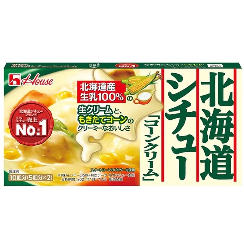 House Foods 北海道玉米奶油炖菜 180g [炖菜酱]